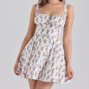 Cream Rose Cotton Mini