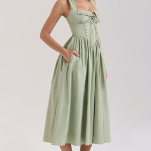 Halter Neck Sage Midi