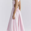 Solid Backless Dress