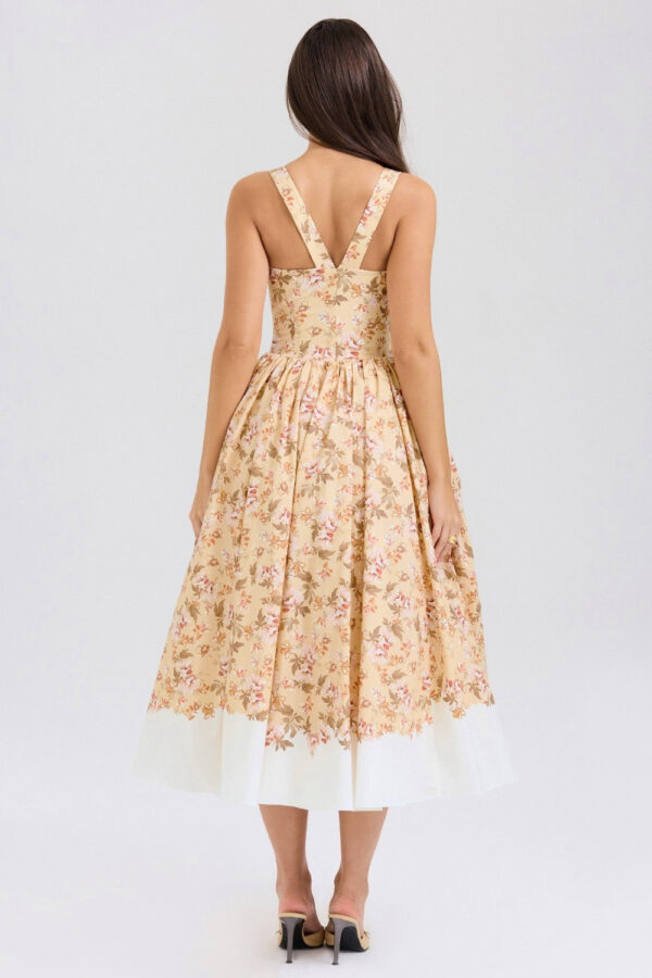 Fitted Floral Maxi
